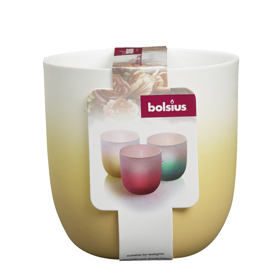 Bolsius Theelichthouder Caramel 75/70mm