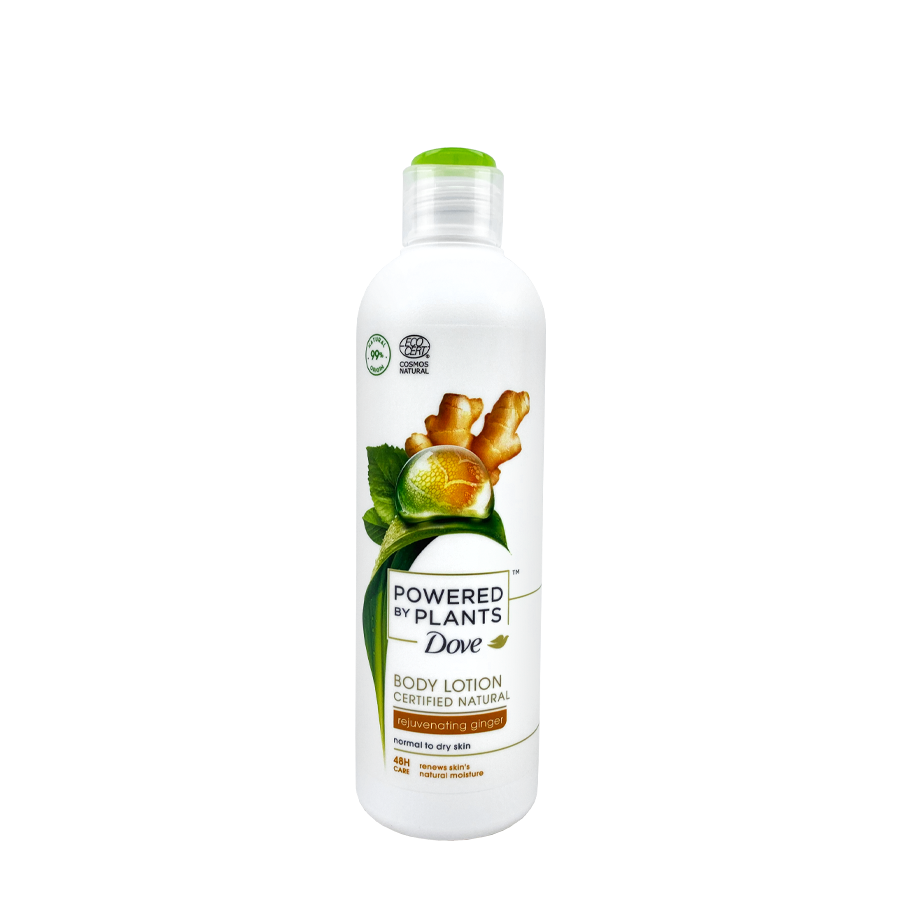 Dove Body Lotion Powered By Plants Rejuvenating Ginger 250ml Bij de G