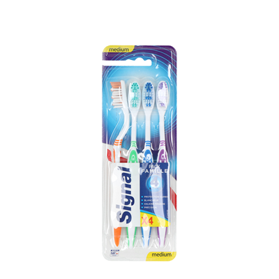 Signal Tandborstel Medium 4-Pack