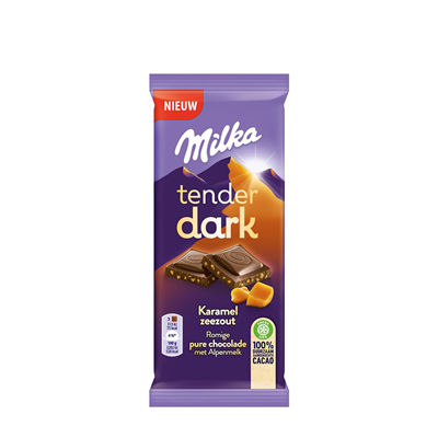 Milka Chocoladetablet Tender Dark Karame