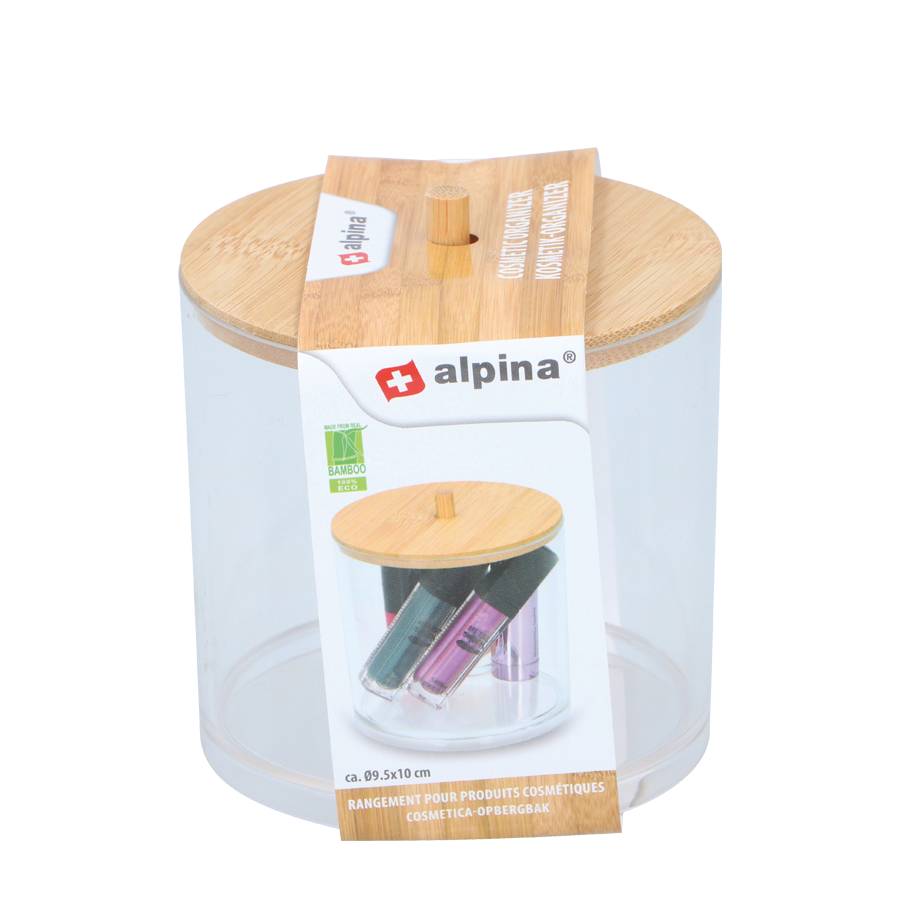 Alpina Cosmetica Organizer Transp Ø9,5cm