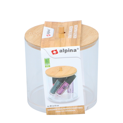 Alpina Cosmetica Organizer Transp Ø9,5cm Alpina Cosmetica Organizer Transp Ø9,5cm