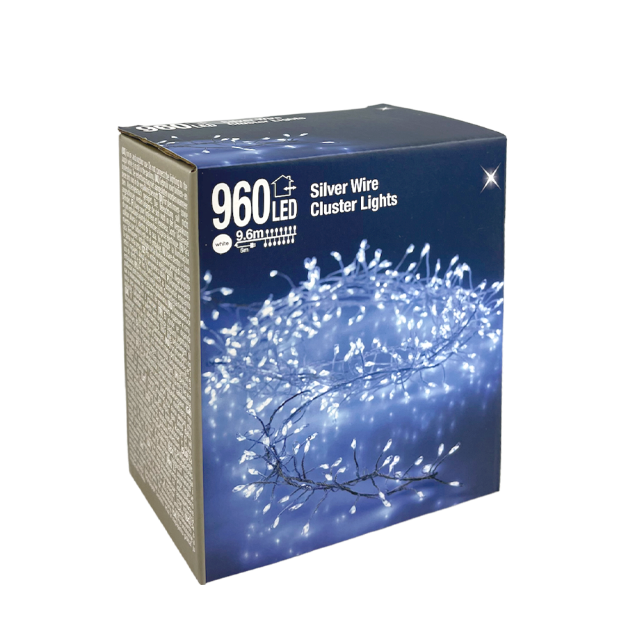 Clusterdraad Wit 960 Leds 960cm