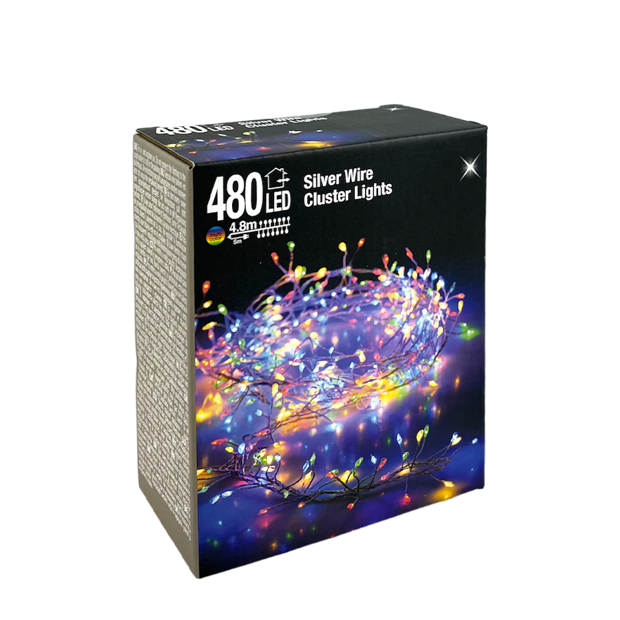 Clusterdraad Multi 480 Leds 480cm