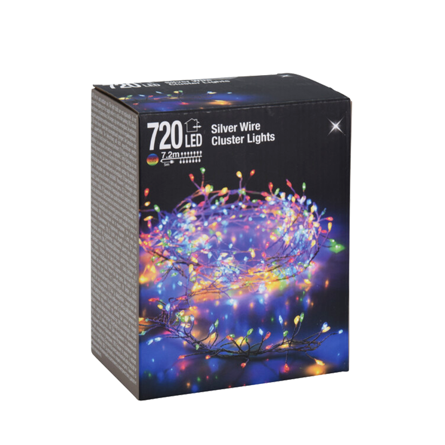 Clusterdraad Multi 720 Leds 720cm