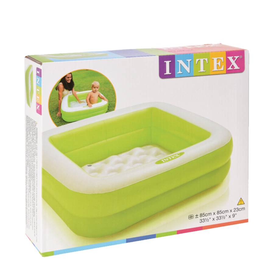 Eenvoud Afdaling idee Intex Zwembad Play Box Groen 85x85cm | Bij de Groothandel