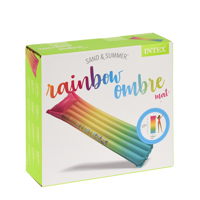 Intex Luchtbed Rainbow Ombre 183x69cm
