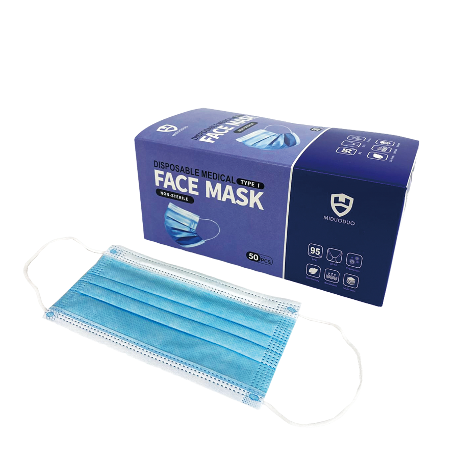 3-Laags Medisch Mondmasker 50 stuks