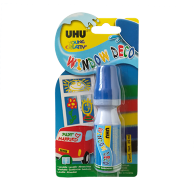 UHU Vensterstift Blauw 25ml UHU Vensterstift Blauw 25ml