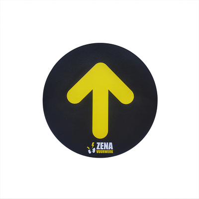 Vloersticker Xl Zena Vuurwerk Rond Met Pijl Bij De Groothandel