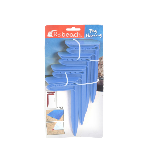 Pro Beach Haring Blauw 4 stuks