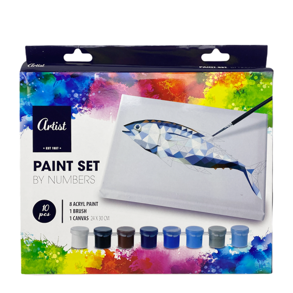 Artist Schilderset Canvas Tonijn 24x30cm