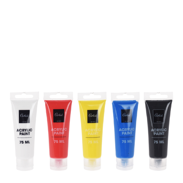 Artist Acrylverfset 75ml 5 stuks
