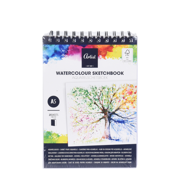 Artist Aquarelschetsboek A5