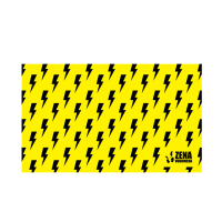 Zena Flag Geel Bliksem Patroon 150x90cm