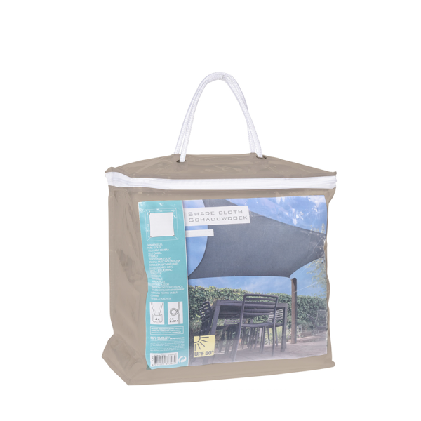 Schaduwdoek 300x300cm Vierkant Lichtgroen