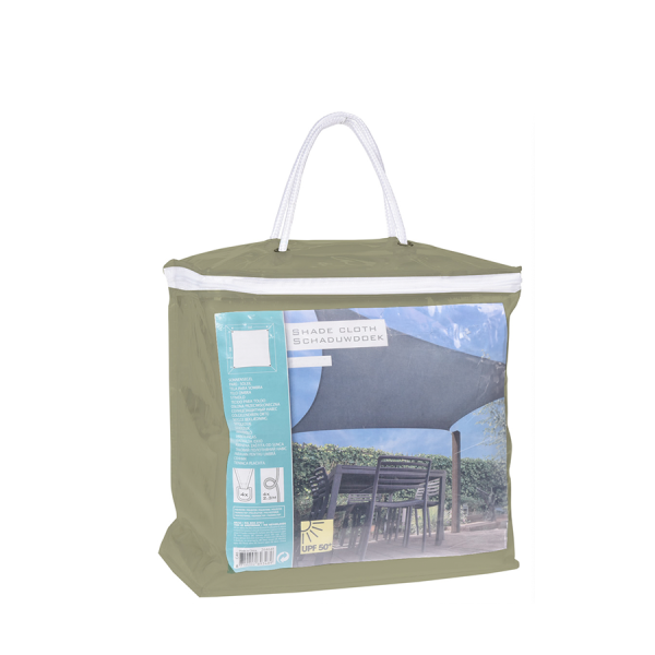 Schaduwdoek 300x300cm Vierkant Khaki