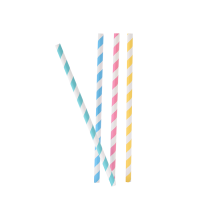 Papieren Rietjes Jumbo 25cm 50 stuks