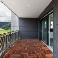 Pro Garden Terrastegels Gelijnd 30x30cm 9 stuks