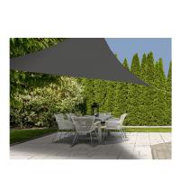 Schaduwdoek 300x300x300cm Driehoek Donkergrijs