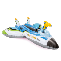 Intex Opblaasbaar Vliegtuig Met Waterpistool Blauw