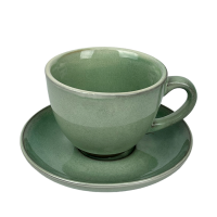 Gemeo Koffiekop Met Bordje Hamuza Verde 180ml