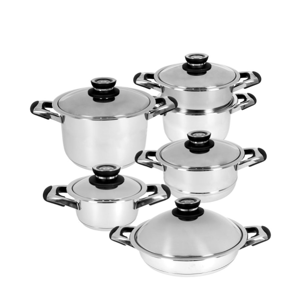 Globus Kitchenware Kookpottenset Lausanne 11-delig