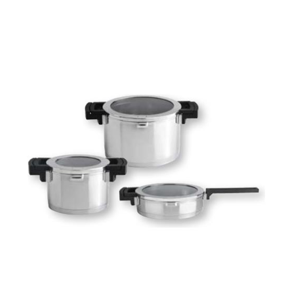 BergHOFF Neo Glass Kookpottenset Küppersbusch 6-delig