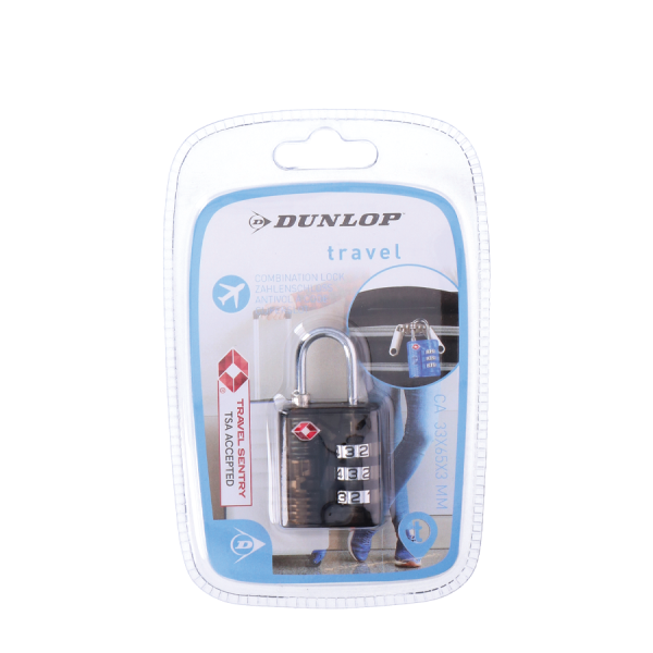 Dunlop Cijferslot Zwart