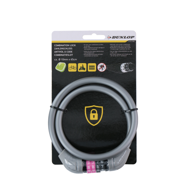 Dunlop Combinatieslot Ø10mm Grijs