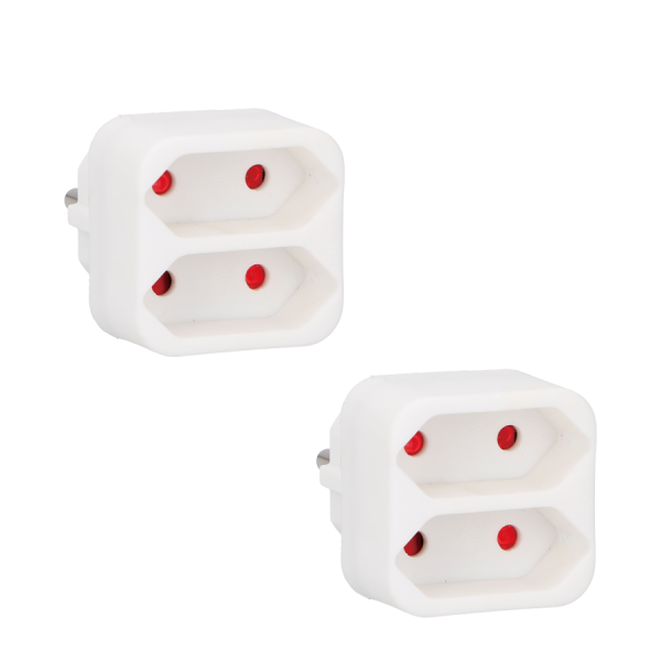 Grundig Dubbelstekker 2 stuks