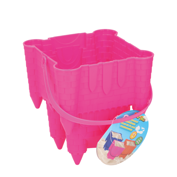 Eddy Toys Zandemmer Kasteel Roze 16x18cm