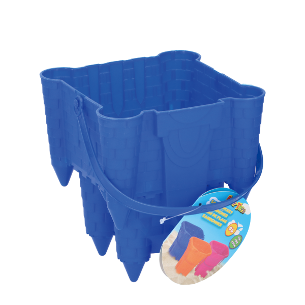 Eddy Toys Zandemmer Kasteel Blauw 16x18cm