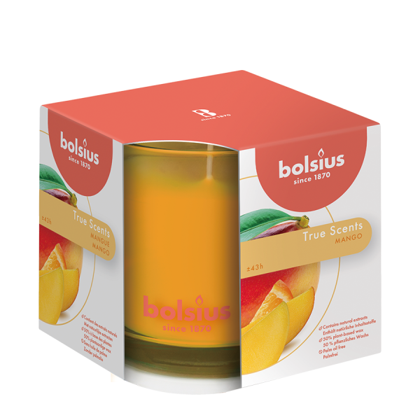 Bolsius Geurglas True Scents Mango 95/95mm