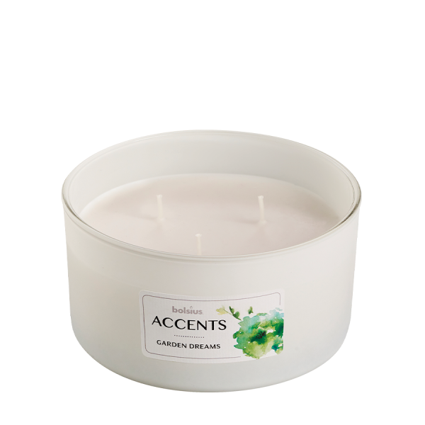 Bolsius Geurglas Accents Multi Lont Garden Dreams 75/137mm