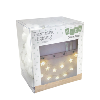 Ledverlichting Slinger Wolkjes 150cm