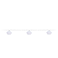 Ledverlichting Slinger Wolkjes 150cm
