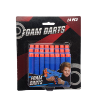 Dart Gun Darts Blauw Refill 24 stuks