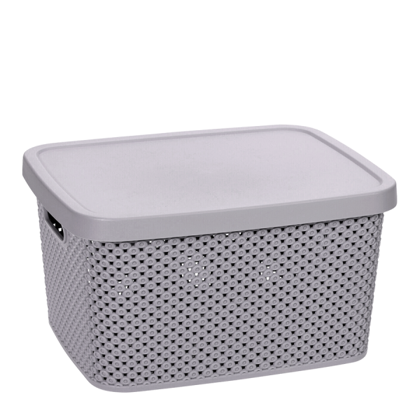 Opbergdoos Met Deksel Cool Grey 7l