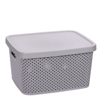 Opbergdoos Met Deksel Cool Grey 7l