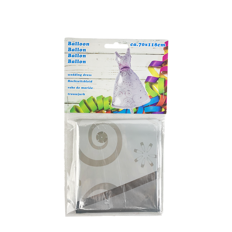 Ballon Folie Bruiloft Trouwjurk 82x108cm