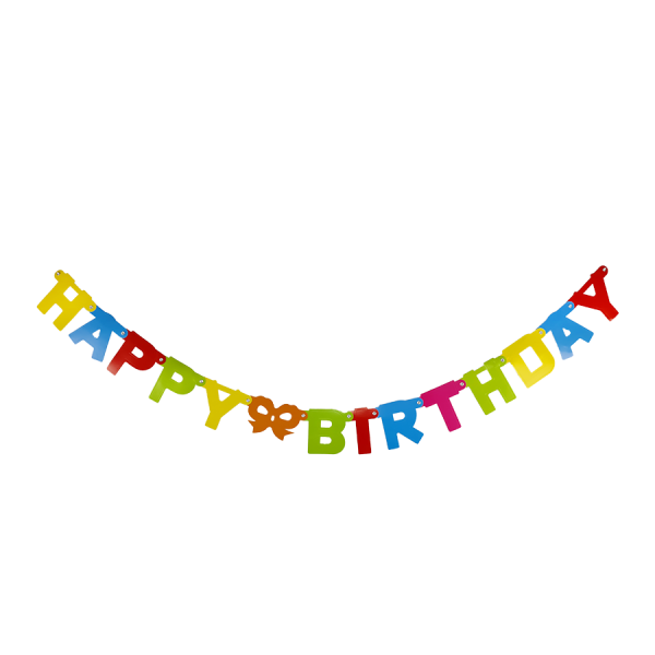 Slinger Happy Birthday 146cm