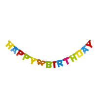 Slinger Happy Birthday 146cm