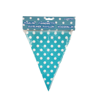 Vlaggenlijn Lichtblauw 360cm