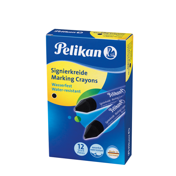 Pelikan Markeerkrijt Zwart 12 stuks