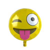 Ballon Folie Emoji Winking Ø46cm