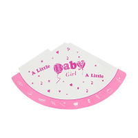 Relaxdays Partyset Geboorte Meisje 19-delig