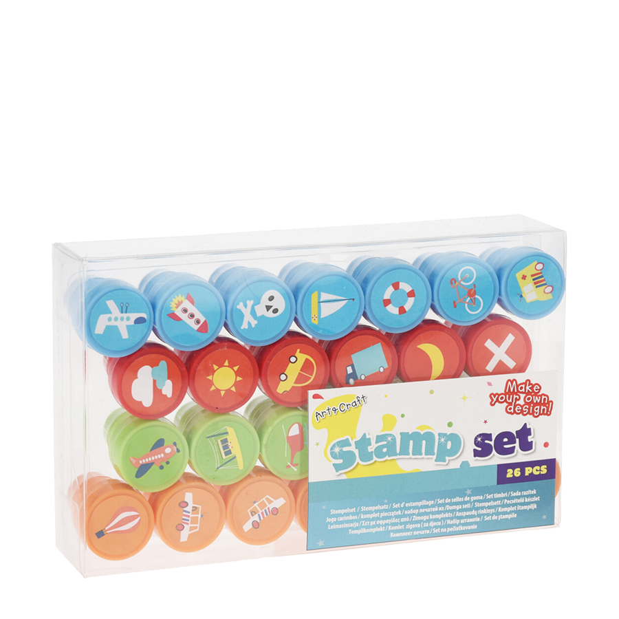 Art & Craft Stempelset Figuren 26-delig
