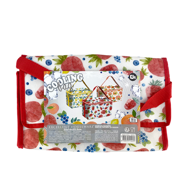 Excellent Houseware Koeltas Strawberry 10l