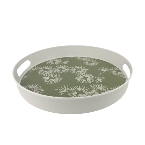 Excellent Houseware Dienblad Khaki Ø30x4cm